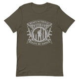 Dysfunctional Vet Soldier in Gray Short-Sleeve Unisex T-Shirt