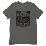 Dysfunctional Vet Eagle in Black Short-Sleeve Unisex T-Shirt