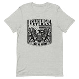 Dysfunctional Vet Eagle in Black Short-Sleeve Unisex T-Shirt