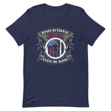 Dysfunctional Vet Soldier in Color Short-Sleeve Unisex T-Shirt