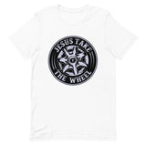 Jesus Take the Wheel in Black Short-Sleeve Unisex T-Shirt