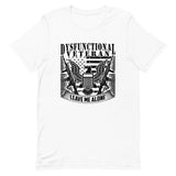 Dysfunctional Vet Eagle in Black Short-Sleeve Unisex T-Shirt
