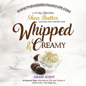 Whipped Shea Butter - Grape Scent