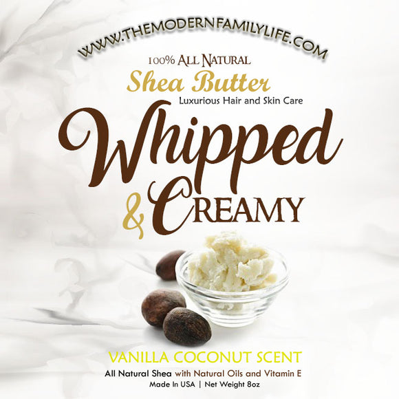 Whipped Shea Butter - Vanilla Coconut Scent