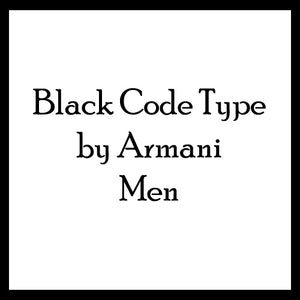 Black Code Type Body Oils